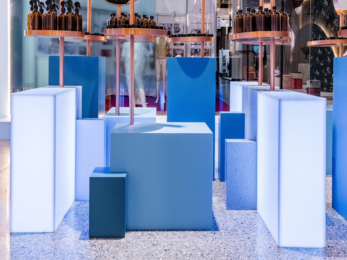 Krion como protagonista del diseño de espacios públicos en arquitectura